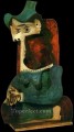 Mujer con sombrero 3 1947 cubista Pablo Picasso